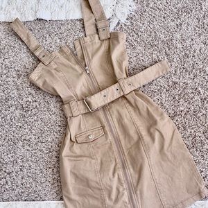 Buckle Mini Dress